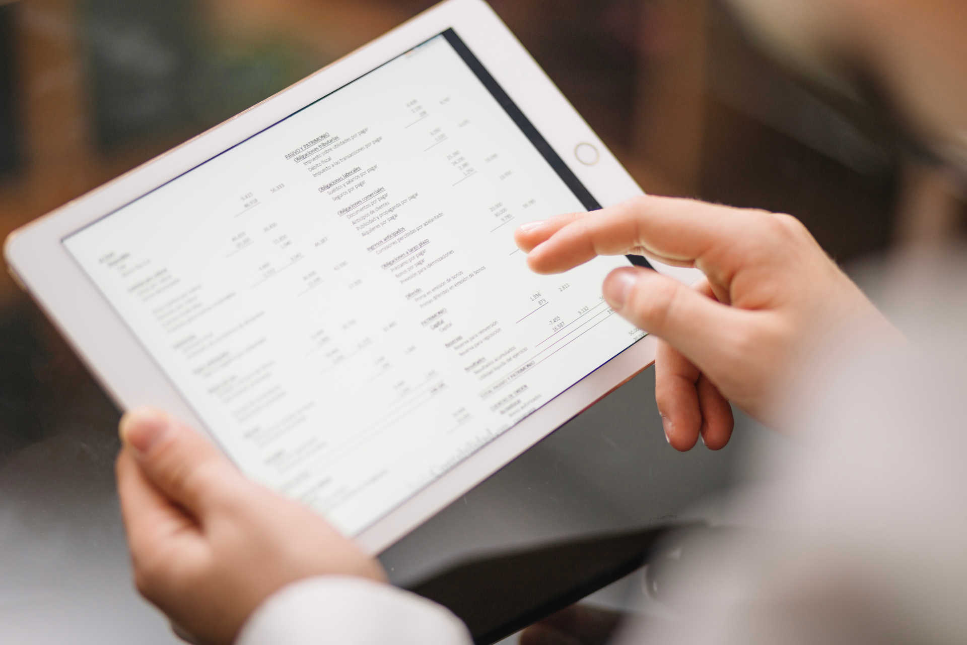 Bestellbildschirm Paganti