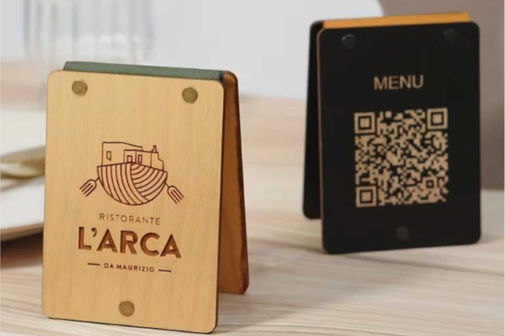 qr code zum bestellen menu